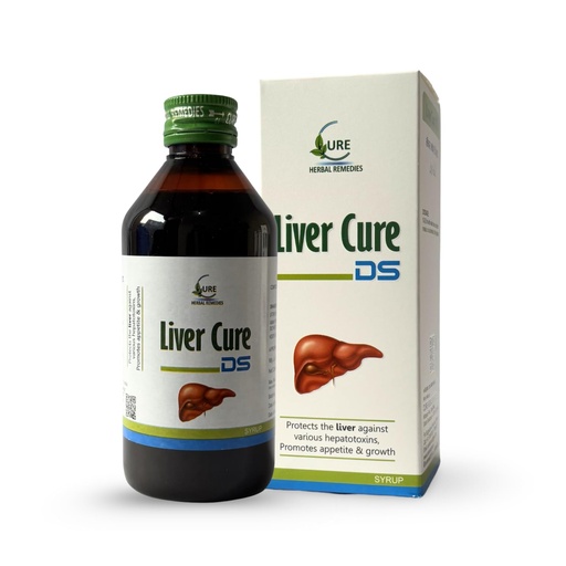 [BRSRAAT6CMDR6FDA] Liver Cure-DS Syrup | Herbal Liver Health & Detox Tonic | Enriched with Arjun, Kasni & Natural Ingredients – 500ml