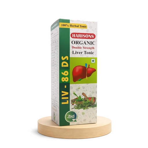 [BRSRGAL2PIPAKFYY] Organic Liver Tonic Liv-86 DS | Double Strength Herbal Liver Support Tonic | Ayurvedic Detox & Digestive Wellness Formula | 100% Herbal | 500 ml