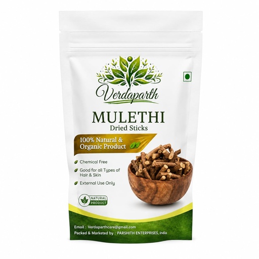 [BRSRYZIKOUIRS23J] Mulethi Root Sticks 30g (Licorice Root) | Premium Natural Yashtimadhu for Cough, Digestion, Skin & Hair Care | Pure Ayurvedic Herb, Chemical Free, Ideal for Tea, Kadha & Herbal Use