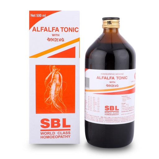 [BRSRMGI7C4BAMEQ6] SBL's Alfalfa Tonic with Ginseng - 500 ML |Pack Of 1|