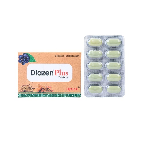[BRSRGZAQDIPBQFY3] Green Milk Diazen Plus Tablets | Ayurvedic Blood Sugar Support | Helps Maintain Healthy Glucose, Metabolism & Energy Balance | With Vijaysar, Gudmar, Saptarangi & Ashwagandha | 6×10 Tablets