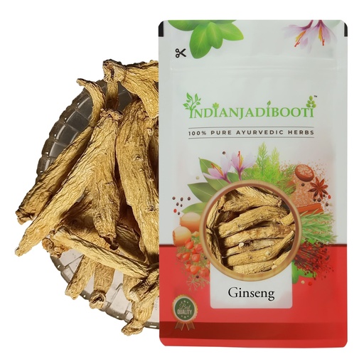[BRSRAGL4OINAM2TL] IndianJadiBooti Premium Ginseng Root Whole | Supports Natural Energy & Vitality | 100% Raw, Natural & Authentic Jadi Booti (20 Grams)