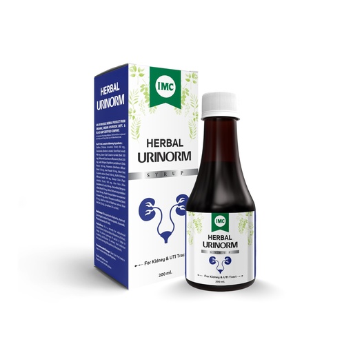 [BRSRGCT3OAHRYEYY] IMC Herbal Urinorm Syrup (200ml) Helps in the Spontaneous Passing of Calculi (200 ml)