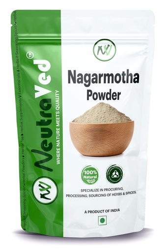 [BRSWG2Y7BVYQ2DTV] NeutraVed Nagarmotha Powder 100g | Nut Grass, Mustak, Musta Churna, 100G