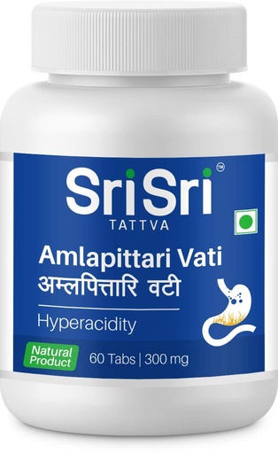 [BRSWIAAPOAFR43T6] Sri Sri TATTVA shuddhta ka naam Amlapittari Vati 300Mg, 60Tab