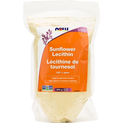 [BRSWG2Q6CRYGAGQZ] Now Sunflower Lecithin Powder Non-GMO 454g