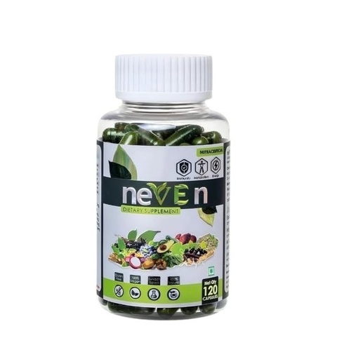 [BRSRAAYBOYAQMCL6] NeuOne Neven Dietary supplement an Ayurvedic properietary medicine power of18 ingredients 120 capsules