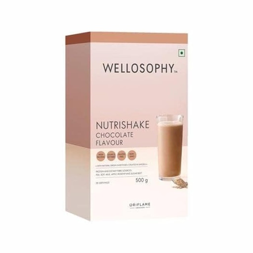 [BRSROBA6OZ7Q2FD2] Oriflame WELLOSOPHY nutrishake natural chocolate flavour - 500 g