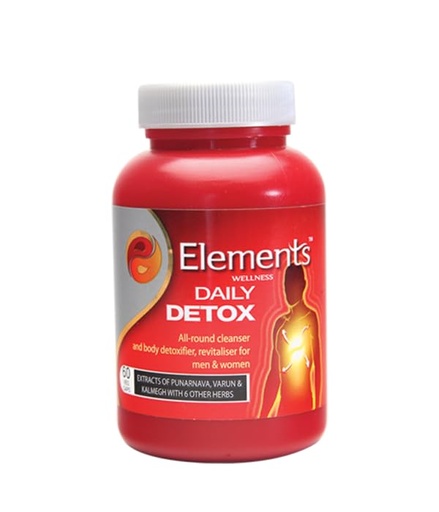 [BRSRAGDRBEBWO2TF] Daily Detox 60 Capsules, Elements Wellness, Daily Detox