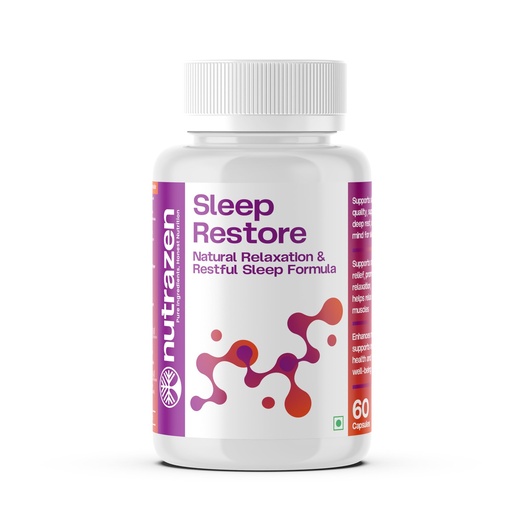 [BRSREBTRBAPB4CYU] Sleep Restore – 60 Capsules | Triple Magnesium Formula