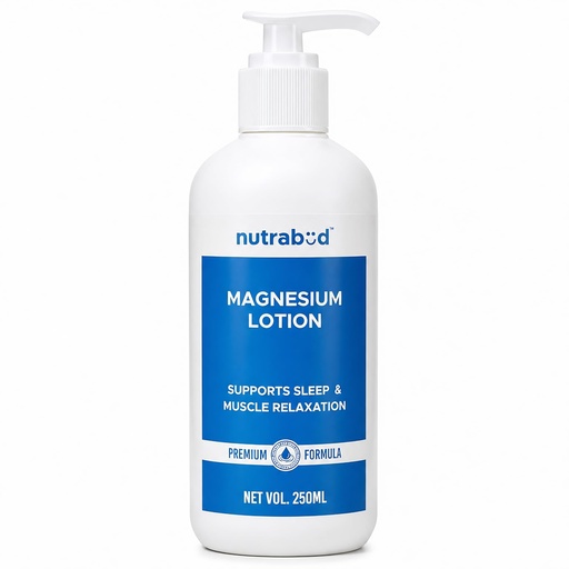 [BRSREEIEPMDQOCQ3] Nutrabud Magnesium Sleep Body Lotion - 250ml | Topical Magnesium Chloride Supplement for Muscle Recovery, Better Sleep | Magnesium Oil Supports Deep Sleep, Recovery from Cramps, Fitness (250ml (Pack of 1))
