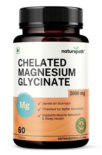 [BRSRYFQCOJ7Q2YDX] NaturePath Magnesium Glycinate 2000mg Tablets, 60 Veg Tablets