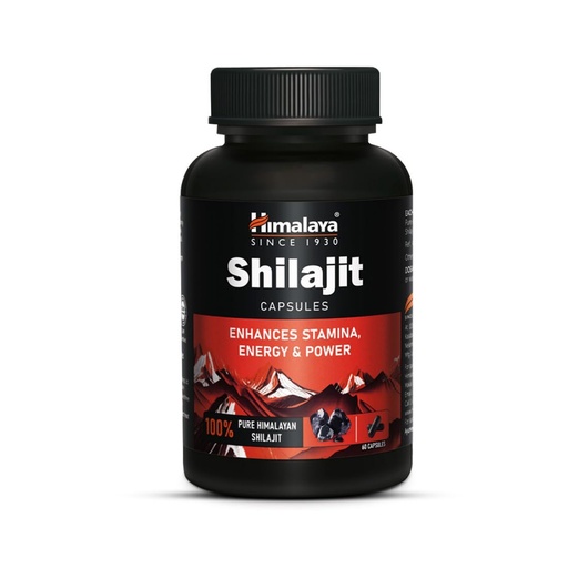 [BRSRA237BN7QE2T3] Himalaya Shilajit Capsule|60s|Enhances Stamina,Energy and Power|Supports Healthy Testosterone Levels
