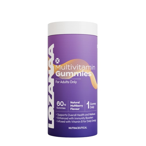 [BRSRAHD7AEDWYHI7] Multivitamin Gummies for Men & Women Daily Energy & Immunity Support with Vitamin B12, Vitamin D, Iron & Zinc With Biotin, Vitamin A & E for Skin & Hair | Pure Vegetarian | Multiberry Flavour | No Added Sugar | 17 Essential Nutrients | 60 Gummies