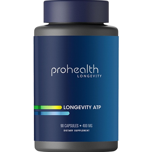 [BRSROBQNOANGCHI6] ProHealth Longevity ATP - 400 mg X 90 Servings, PeakATP Patented Pure ATP to Maintain Cellular Energy, Muscle Strength, and Cognitive Function, Supports Heart Health & Metabolic Efficiency