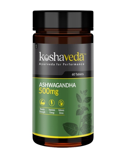 [BRSWYGITDN4AOHY7] Koshaveda Ashwagandha 500mg, 60 Tablets