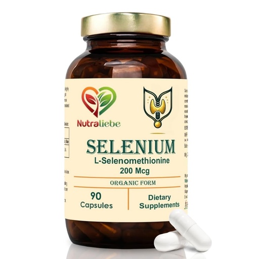 [BRSRAYYDAQPAG2Q2] Selenium High Strength - Essential Trace Mineral for Thyroid, Immune System, Hair, Skin & Nails, 90 Capsules
