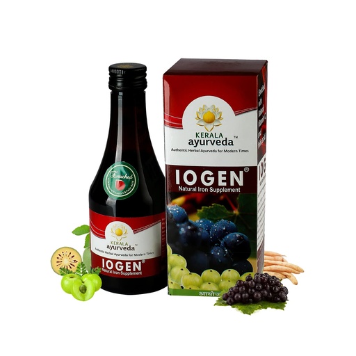 [BRSWGFD4BZ5B62DU] Kerala Ayurveda Iogen Syrup Iron Supplement For Women & Kids 200 Ml