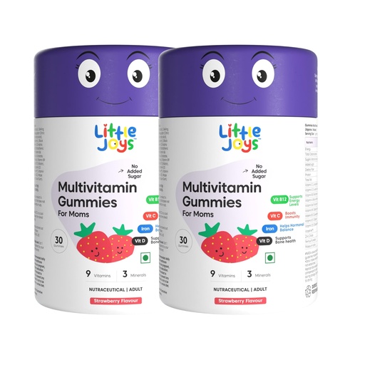 [BRSRGBAHCQIWCFI6] Little Joys Multivitamin For Women | 60 Day Pack | With Vitamin C, E, A, B12 D3 & B6 | Biotin, Iron, Zinc & Potassium | Boosts Immunity, Supports Bone Health & Maintains Energy Levels