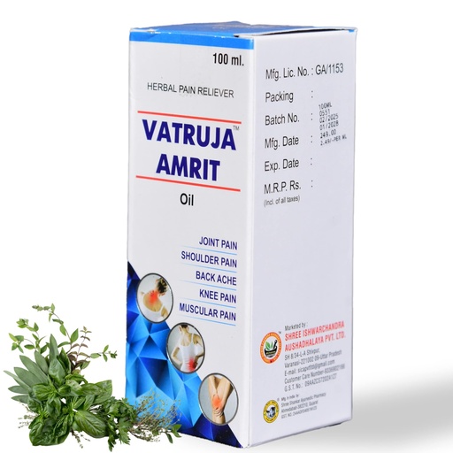 [BRSREZYBCQMQMHQV] herbal Pain Reliever Oil | Joint Pain Relief Oil | Shoulder Pain Relief | Back Ache Pain Relief | Knee Pain relief | Muscular Pain Relief Oil - 100ml Pack of 1