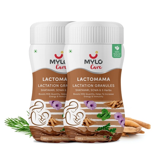 [BRSREBQPDIPQ433U] Mylo Lactomama Lactation Granules (Chocolate Flavour, 300 g (Pack of 2))