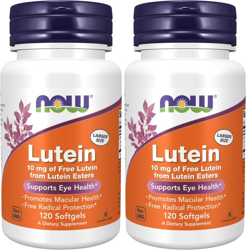 [BRSROGD3CACQ4ALO] NOW Foods Lutein 10 mg Softgels, 120 (Pack of 2)