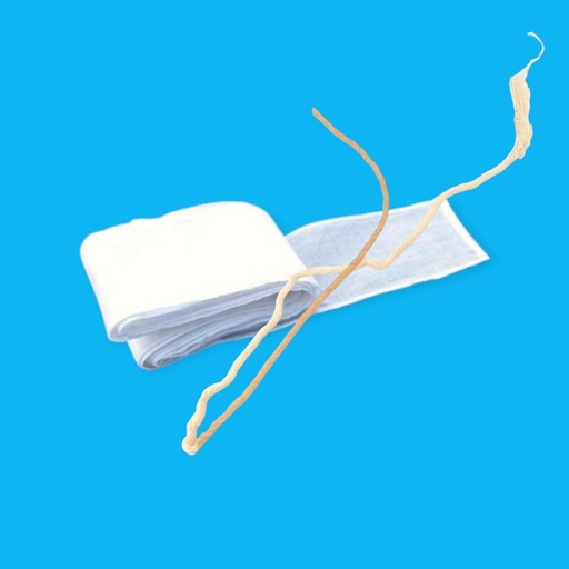 [BRSRGCAPOUJQ42AY] 6.25 Meter Vastra Dhauti Cotton Cloth + 1 Pc Cotton Neti Sutra – Soft Yogic Kriya Tool for Internal Cleansing & Sinus Health – Hatha Yoga Practice Kit (1)