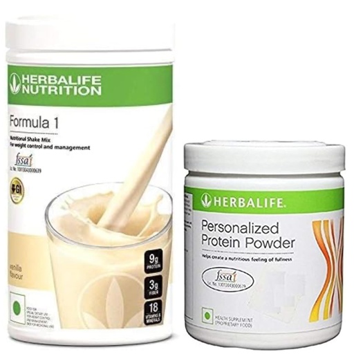 [BRSWYYA7AQPAGHL4] Herbalife Formula 1 Vanilla Shake 3 Protein Powder (500 g)+Protein Powder 200g (Vanilla)