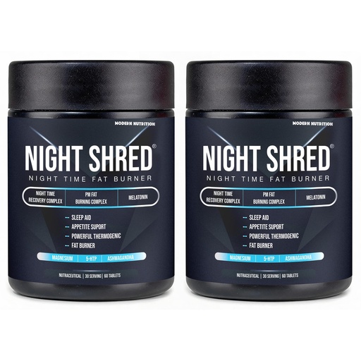 [BRSREHQZPN5BE3Y6] Night Shred | Advanced Night Time Fat Burner for Men Women | Natural Sleep | Appetite Suppressant | Powerful Thermogenic | Weight Loss Supplement | Belly Fat Burner for Men Women | Hydroxycut | CLA | L-Carnitine | Melatonin 5mg | Ashwagandha | Magnesium | 120 Tab