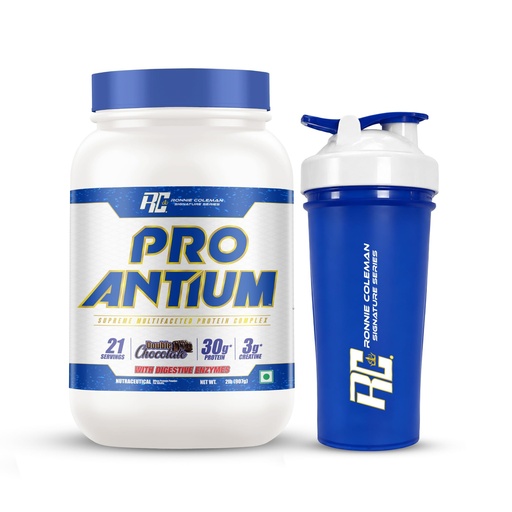 [BRSRYEA6BNYBOCTL] Ronnie Coleman Signature Series Pro-Antium Whey Protein,907g (2lbs)+Shaker
