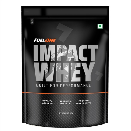 [BRSREZQCBECQ2FYZ] FUELONE Impact Whey Protein Blend, Chocolate, 1kg (2.2lbs)