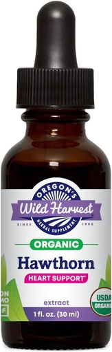 [BRSWIGL7OIMBEFDM] Oregon'un Wild Harvest 1:2 Fresh Organic Hawthorn Extract, 1 Akışkan Ounce