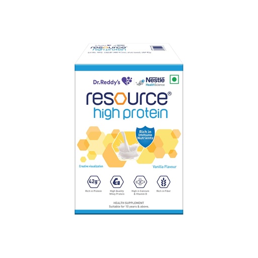 [BRSRGCAZPICBSA3H] Dr.Reddys and Nestle Health Science, Resource High Protein (800 g) - 42g protein