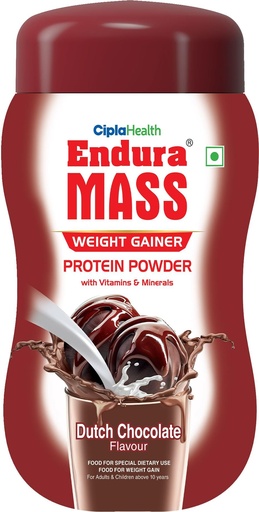 [BRSRGBLRCF6GKFD6] Endura Mass Weight Gainer Dutch Chocolate Flavour 500 g