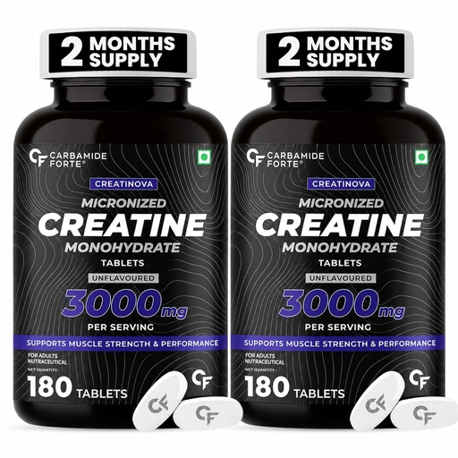 [BRSRYZQ6OZ4GAALA] Carbamide Forte Creatinova 180 Tablets (Pack of 2)