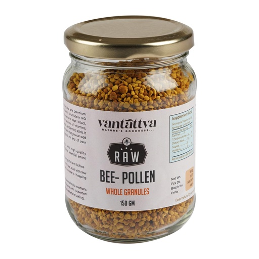 [BRSW2YY5DIHB4E3U] VANTATTVA-NATURE's GOODNESS... Raw Organic Bee Pollen -150 Gm - Anti-Oxidant And Protein Rich Natural Superfood, Pack Of 1, Granule