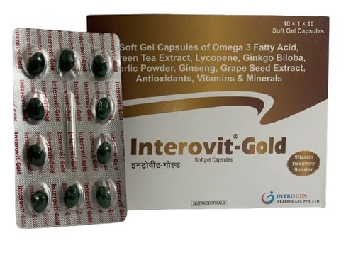 [BRSROHT3AADWYDL4] gold Soft Gel Capsules of cc, reen Tea Extract, Lycopene, Ginkgo Biloba, arlic Powder, Ginseng, Grape Seed Extract, Antioxidants, Vitamins & Minerals