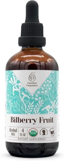 [BRSROZAPBUMBY33V] Bilberry Fruit USDA Organic Alcool-Free Extract 