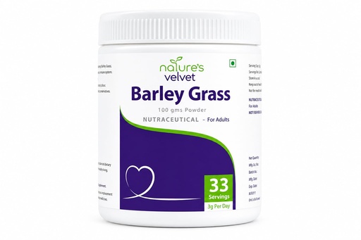 [BRSWGZAZA4HA4CYY] Natures Velvet Lifecare Barley Grass Powder, 100 gms - Pack of One