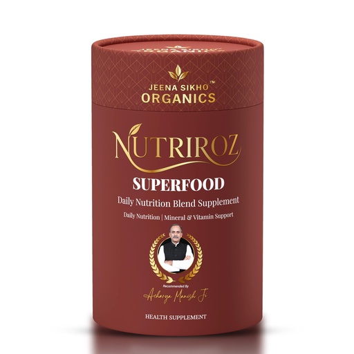 [BRSRYFQZOEOQGE3K] Jeena Sikho Organics Nutriroz Superfood Nutrition Supplement Powder 300g