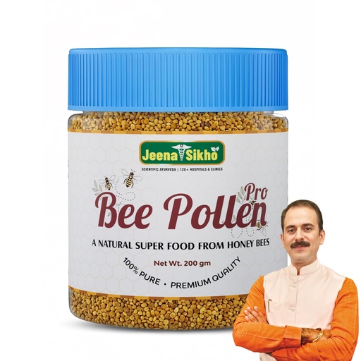 [BRSRGHQPB54AEFY2] Jeena Sikho Bee Pollen Pro | Raw & Natural Bee Pollen | Nutrient-Dense Superfood | For Daily Energy & Nutrition | 200 g