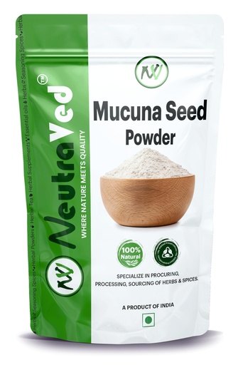 [BRSWYYL3DEBR4YDF] NeutraVed Kaunch Beej Powder Organic | Mucuna Pruriens, Velvet Bean Konch Beej Powder for Recipes & Daily Use, Kaunch Beej Churna 400g