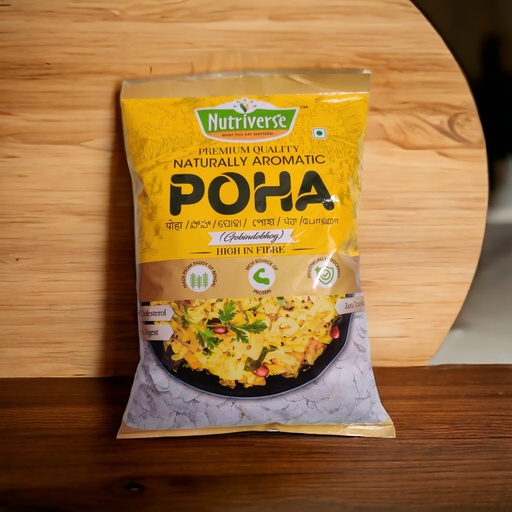 [BRSROY35BMHR6HIV] NUTRIVERSE Naturally Aromatic Gobindobhog Poha, 500 GM