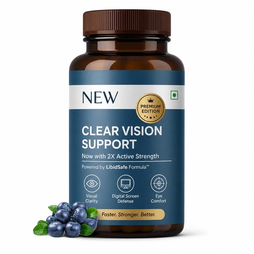 [BRSRYYI5DF5RGHTA] Clear Vision Support Capsules with Herbal Extact & Essential Eye Nutrients, Daily Eye Wellness and Visual Support Formula