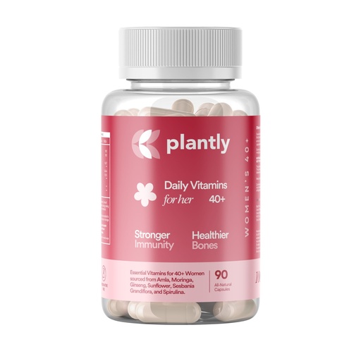 [BRSRYZQHC4HQGYDJ] Menopause Multivitamin for Women 40+ | 100% Plant Based Supplement with Vitamin B12, K2, Zinc & Omega 3 | Perimenopause & Menopause Support for Bones & Immunity | 90 Vegan Capsules