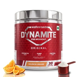 Dynamite Original Pre Workout For Men, Valencia Orange, 30 Servings