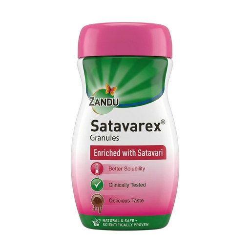 [BRSWGBIDAQCRM2AV] Satavarex Granules (210g) - Zandu Presents The First and Original Galactogogue | Enriched with Satavari |For Mothers with Inadequate Lactation |1-2 tsp per serving, 2-3 times per day