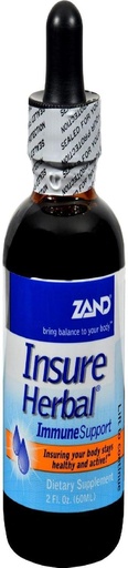 [BRSWIYTYOUNR4FDG] ZAND Insure Immune Support | Herbal Liquid Echinacea Supplement | with Elderberry, Chamomile, Ginger & Valerian (2oz)