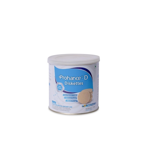 [BRSROBARCFYWACAU] Prohance D Diskettes | Healthy Snacks for Men and Women - 250 gm, High Protein Diskette, Essential Vitamins, Minerals and Antioxidant - Vanilla Flavor | 100% Veg