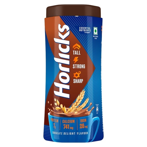 [BRSWKZQPA54AMELA] Horlicks Chocolate Nutrition Drink, 1 kg Jar
